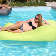 Chaise Longue Gonflable – Vert Anis - Sunvibes